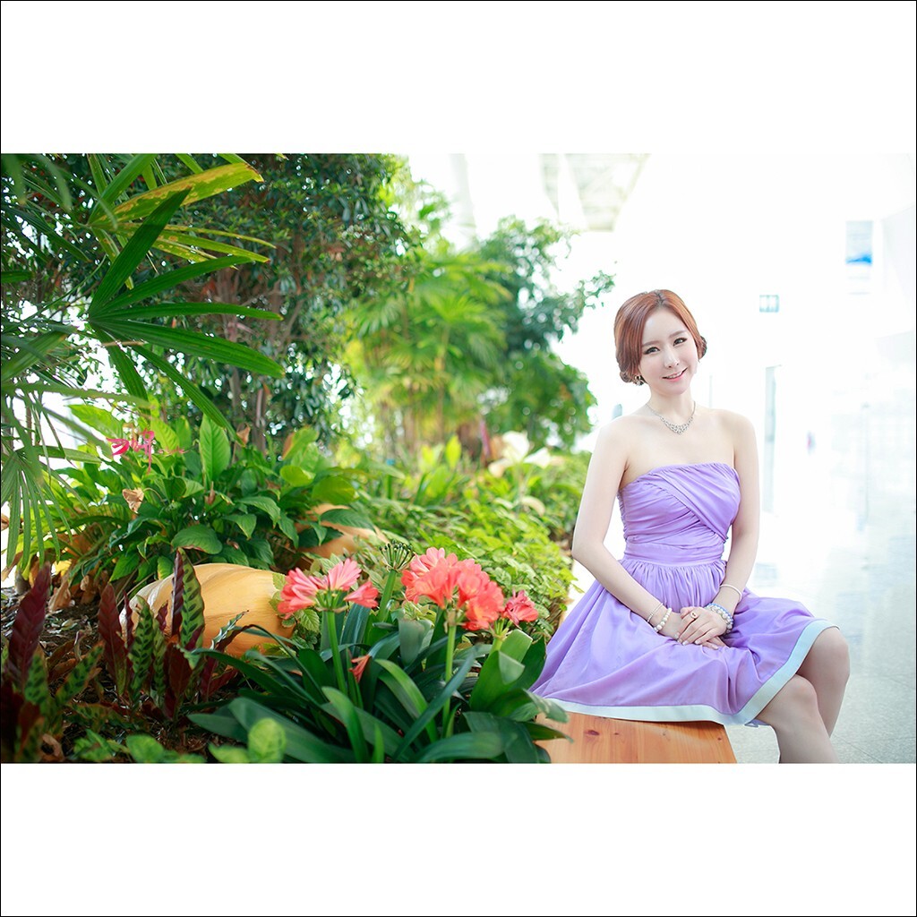 2015韩国国际车展靓丽车模Kim Ye Ha